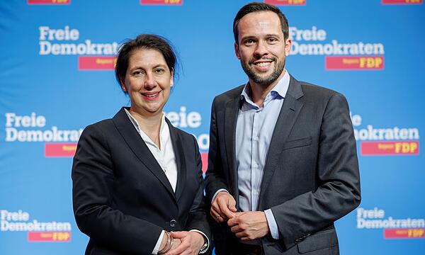 Bayerns FDP-Spitze Hessel und Hagen