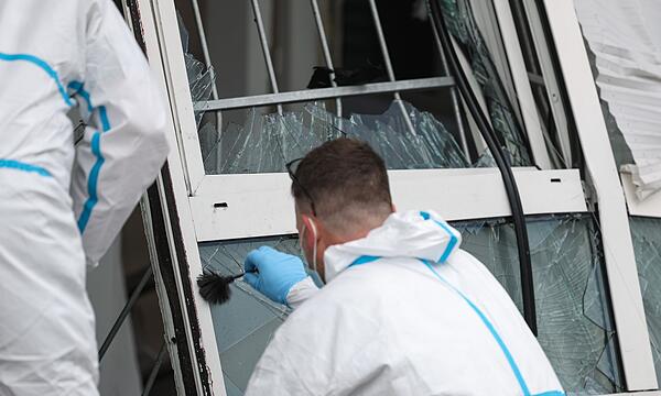 Geldautomaten in Erlangen gesprengt