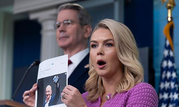 Pressebriefing im Weißen Haus