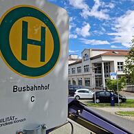 Ein Dreh- und Angelpunkt ist der Busbahnhof in Kronach.