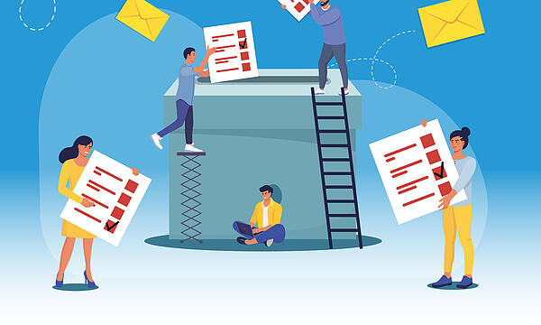 Landtagswahl 2023 Motiv für die Illustration der Landtagswahl 2023