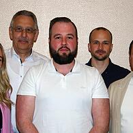 Der neugewählte Vorstand des TSV Reiterswiesen: (von links) Leonie Scheit, Harald Albert, Timo Bühner, Fabian Renninger und Tobias Vogel. Der neue Vorstandsvorsitzende Timo Bühner ist 35 Jahre alt, verheiratet, hat zwei Kinder und ist ein Urgestei...
