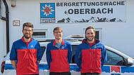 Unser Bild zeigt (von links) Jonas Schneider, stellvertretender Bereitschaftsleiter, Johannes Voll, Bereitschaftsleiter, und Mark Büchner, stellvertretender Bereitschaftsleiter bei der Bergwacht Oberbach. Unser Bild zeigt (von links) Jonas Schneider, stellvertretender Bereitschaftsleiter, Johannes Voll, Bereitschaftsleiter, und Mark Büchner, stellvertretender Bereitschaftsleiter bei der Bergwacht Oberbach.