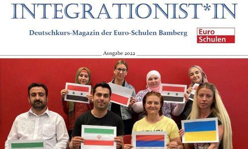 Deutschlernende der Euroschulen Bamberg erstellten die neue Ausgabe des Magazins Integrationist*in. KLARTEXT! unterstützte mit einem Workshop zum journalistischen Schreiben.
