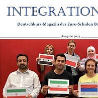Deutschlernende der Euroschulen Bamberg erstellten die neue Ausgabe des Magazins Integrationist*in. KLARTEXT! unterstützte mit einem Workshop zum journalistischen Schreiben.