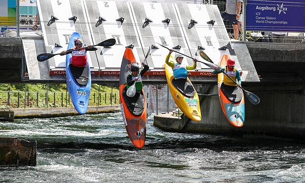 Eiskanal in Augsburg