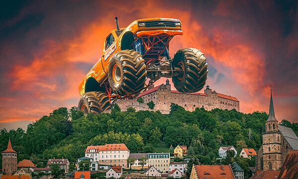 Monster-Trucks: Die Rettung für B 85-Pendler?