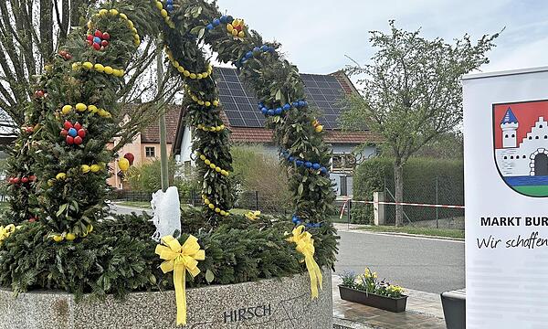 Der Brunnen erstrahlt in neuem Glanz.