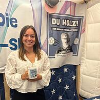 Jule Betz zu Gast beim Rhöner Fußball-Podcast Du Holz