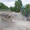 Buger Brücke Abriss Hydraulikhammer Bagger