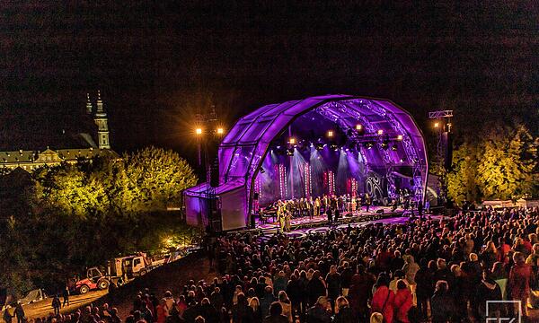 Die Klosterwiese oberhalb von Banz wird an drei Tagen im Juli wieder zum Austragungsort des Festivals.