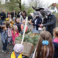 Osterhasen-Aktion in Zaubach