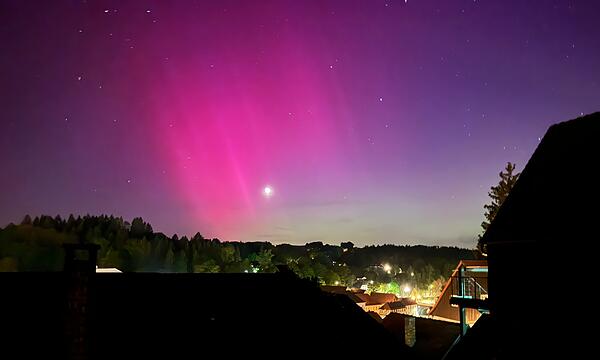 Polarlichter über Kronach 2024Polarlichter über Kronach