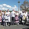 Auf der Musikerkirchweih in Weilersbach werden die Bräuche gepflegt wie hier beim Betzenaustanzen 2024.