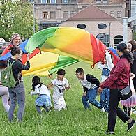 Seit einigen Monaten organisieren die Flüchtlings- und Integrationsberatung der Diakonie Bamberg-Forchheim gemeinsam mit der Fortuna Kulturfabrik Spieleangebote.