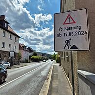 Sperrung Kronach