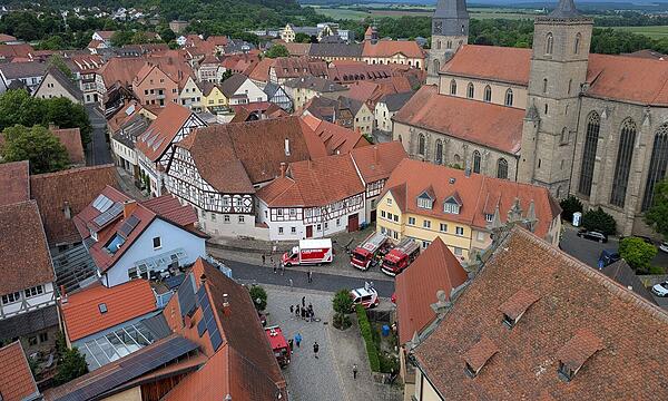 Die Feuerwehr ist inmitten der besonders schützenswerten Altstadt untergebracht