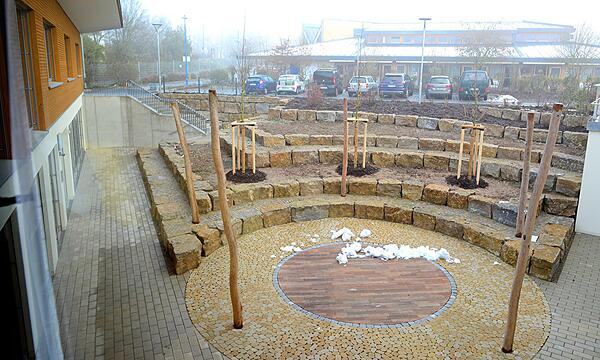 Das Amphitheater soll dann ab Frühjahr für Auftritte und Veranstaltungen genutzt werden.