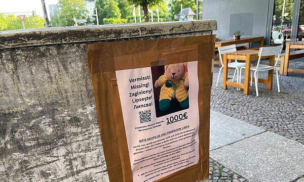 1000 Euro für gestohlenen Teddy ausgesetzt