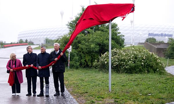 Einweihung Franz-Beckenbauer-Platz