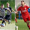Ob Pit Panzer (linkes Bild, am Ball) und der FC Sand oder die DJK Dampfach mit Christopher Gonnert: Beide Teams wollen sich für die Landesliga qualifizieren. Ob Pit Panzer (linkes Bild, am Ball) und der FC Sand oder die DJK Dampfach mit Christopher Gonnert: Beide Teams wollen sich für die Landesliga qualifizieren.