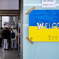 Ukrainische Flüchtlinge in München